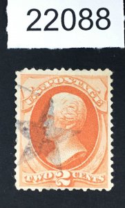 MOMEN: US STAMPS # 183 STAR USED LOT # 22088