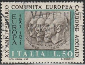 Italy, #1036 Used From 1971