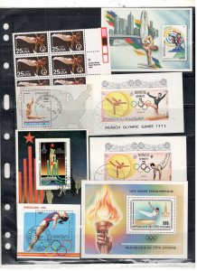 WORLDWIDE TOPICAL COLLECTION, OLYMPICS, MINT/USED