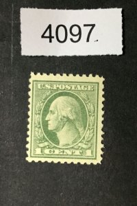 MOMEN: US STAMPS #525 MINT OG NH LOT #4097