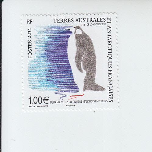 2015 FSAT/TAAF Antarctic Emperor Penguin  (Scott 516) MNH