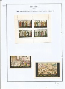 BERNERA -1982 - Mediaeval Scenes in Italian - Mint Light Hinged - Private Issue