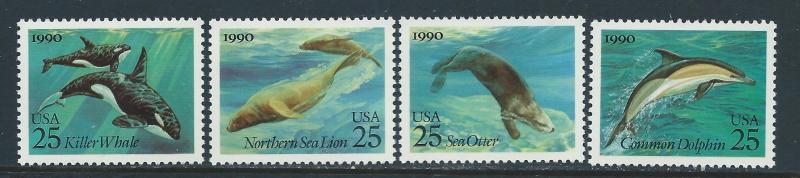 UNITED STATES SC# 2508-11 VF MNH 1990