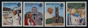 Seychelles 606-9a MNH Pope John Paul II