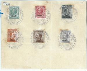 71650 - EGEO Rhodes - Postal History - Stamps on ENVELOPE Cancel Castellorizo-