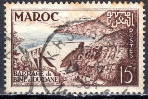 French Morocco 1954: Sc. # 295; Used Cpl. Set