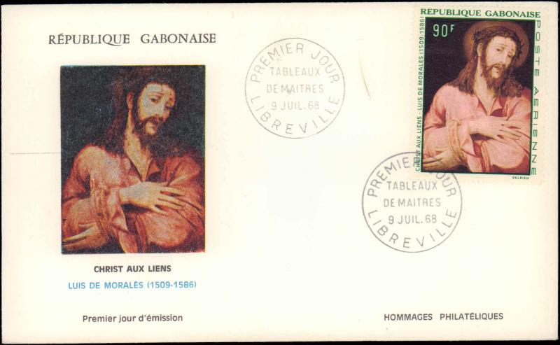 Gabon, Worldwide First Day Cover, Art