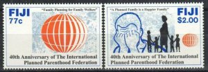 Fiji Stamp 674-675  - Planned Parenthood Federation