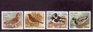 Iceland  Scott#  642-645  MH