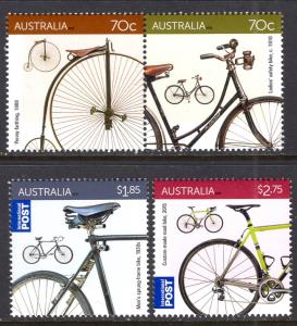 Australia 4367-4370 Bicycles MNH VF