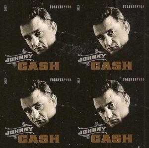 US 4789a Music Icons Johnny Cash imperf NDC block (4 stamps) MNH 2013