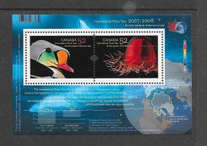 BIRDS - CANADA #2205b  S/S    MNH