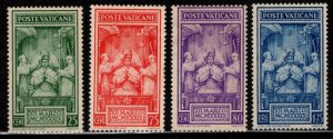 Vatican Scott 68-71 MH* Coronation of Pope Pius XII set