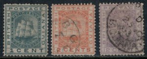 British Guiana #72,3,7*/u  CV $9.75