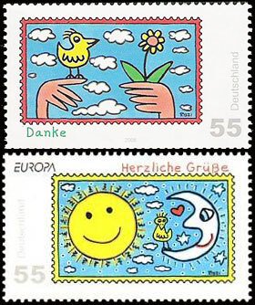 Scott #2484-5 Best Wishes MNH