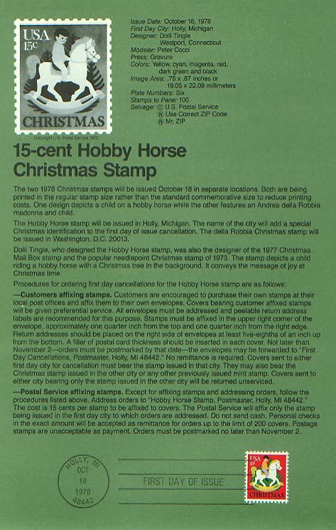 Hobby Horse, Christmas 78 (USCPF1769)