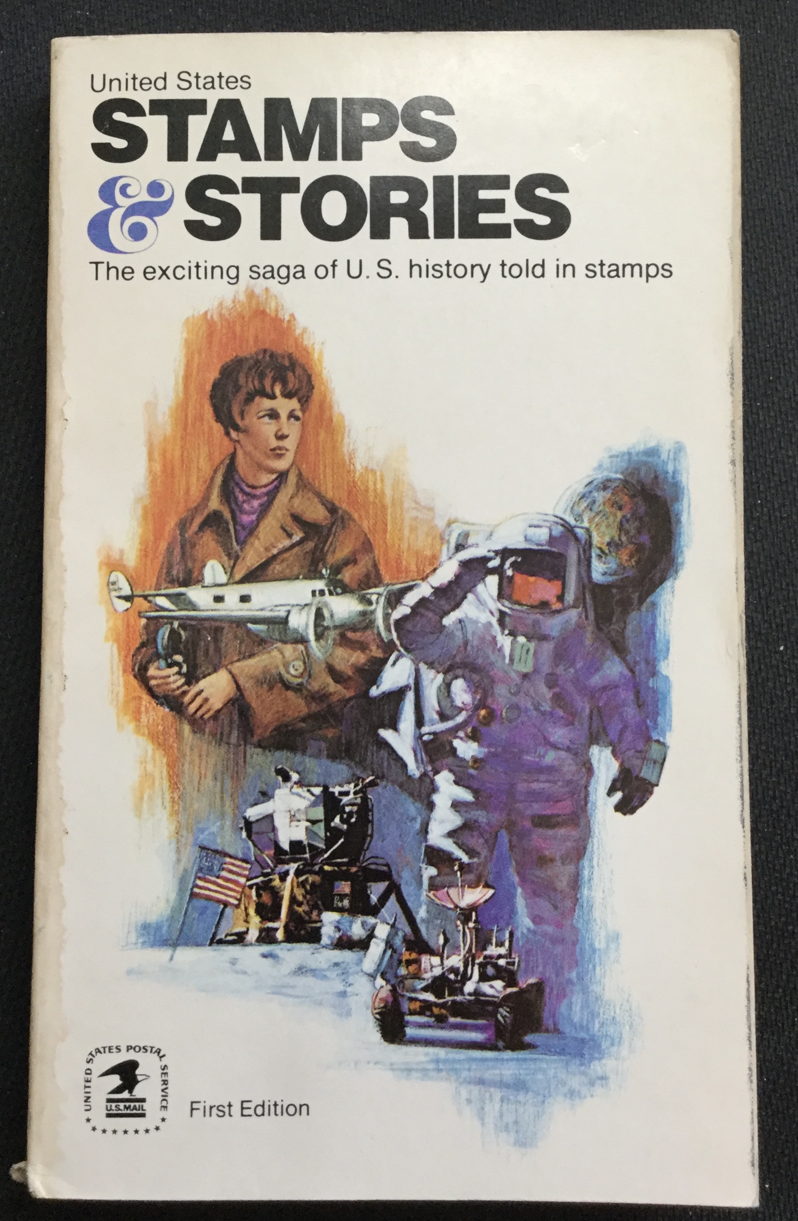 USPS Stamps & Stories 1972 First Edition Toned at top of back page