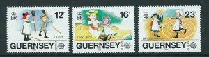 GUERNSEY SG451/3 1989 EUROPA MNH