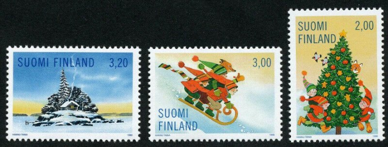 Finland 1998 #1095-7 MNH. Christmas