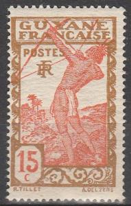 French Guiana #115 F-VF Unused (V4096)