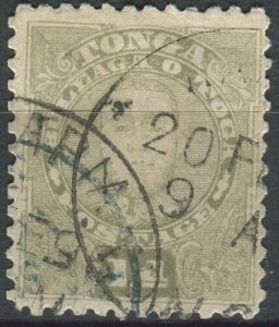 Tonga 1895 SG32 1d King George II #1 FU