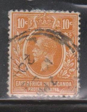 EAST AFRICA & UGANDA Scott # 43 Used - KGV Definitive