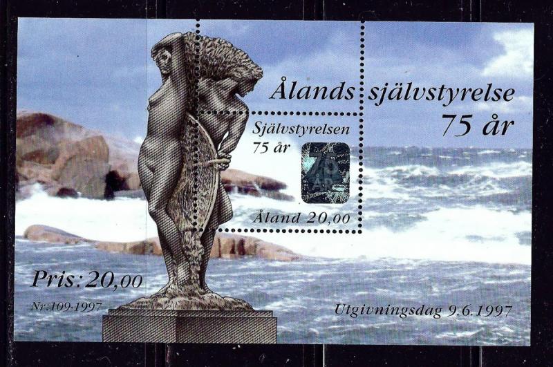 Finland-Aland 137 MNH 1997 souvenir sheet