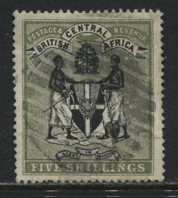 British Central Africa 1895 5/ used 