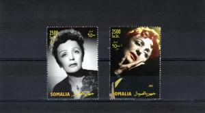 Somalia 2003  EDITH PIAF  Set (2) MNH VF 