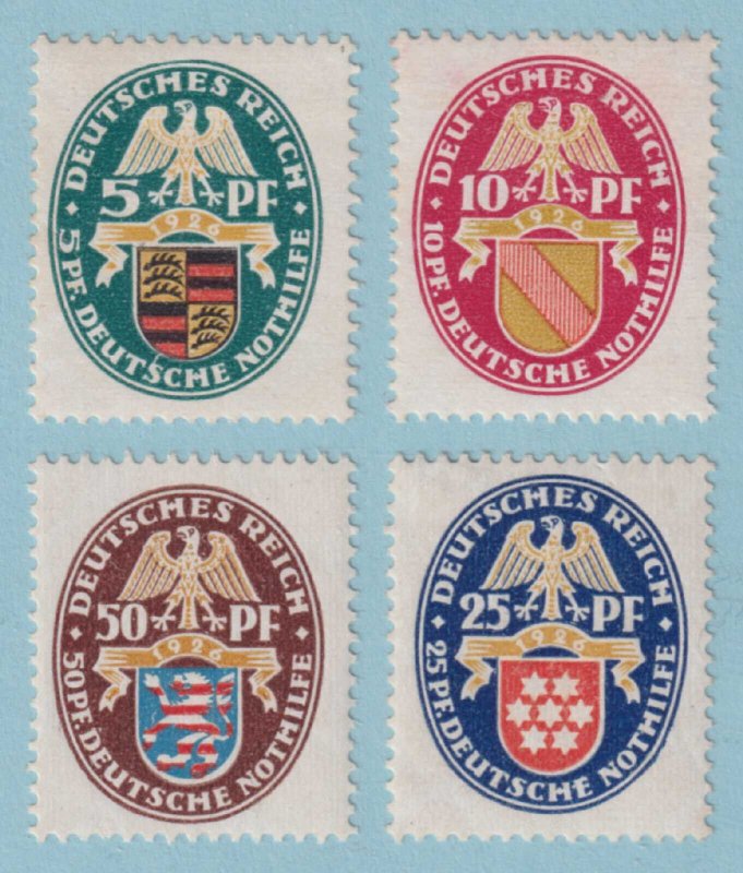 GERMANY B15 - B18 SEMI-POSTAL MINT HINGED OG * SET - NO FAULTS VERY FINE! - P032