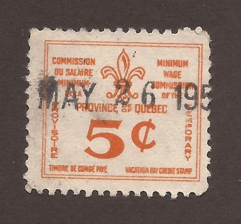 CANADA REVENUE QV12 USED