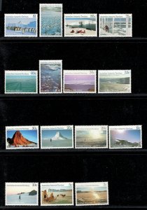 AUSTRALIAN ANTARCTIC TERRITORY SC# L60-74 FVF/MNH