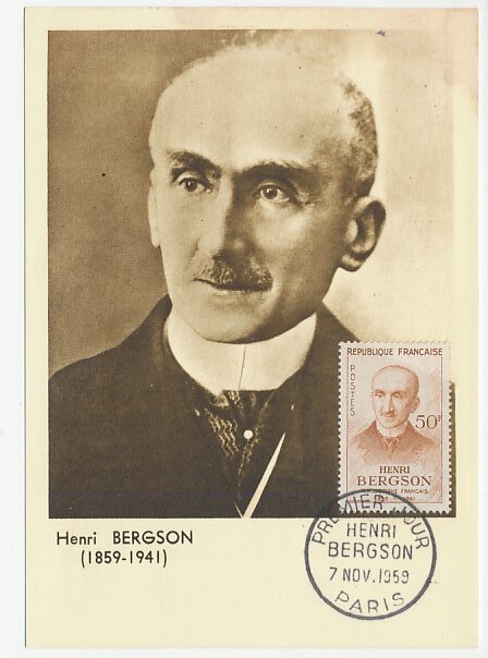 Maximum card France 1959 Henri Bergson - Literature