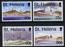 ST. HELENA - 1998 - Union Castle Mail Ships - Perf 4v Set #2 - Mint Never Hinged