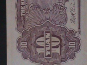 ​CHINA-1940-KWANGTUNG PROVINCIAL BANK-TEN YUAN UNC-84 YEARS OLD CURRENCY-XF