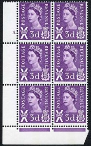 XS7b 3d Deep Lilac Scotland Cyl 5 Dot Violet Centre Band Spot after E REVENUE