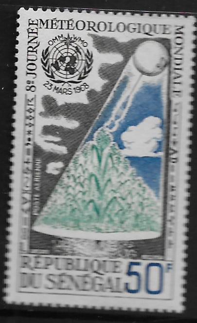 SENEGAL, C62, MNH, WORLD METEOROLOGICAL DAY