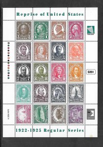 #551-70 REPRINTS of 1922-25 MNH Sheet Cinderella Lot (12800)