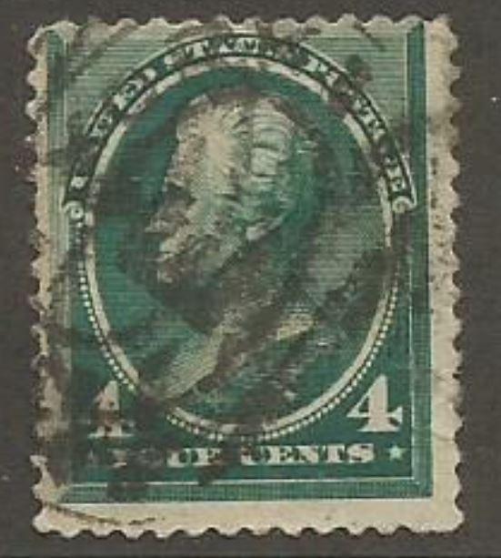 U.S. Scott #211 Jackson Stamp - Cat $27.50 - Used Single