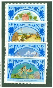 MARSHALL ISLANDS 209-12 MH CV $3.00 BIN $1.50