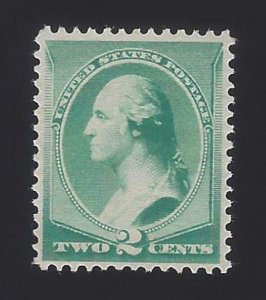 US #213 1888 Green Perf 12 Mint OG LH VF SCV $45