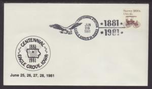 Centennial Eagle Grove,IA 1981 Cover BIN