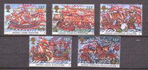 Great Britain - 1988 - Mi. 1155-59 - Used - RB305