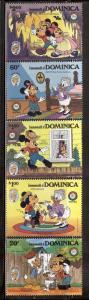 DOMINICA SC# 919-23 VF MNH 1985