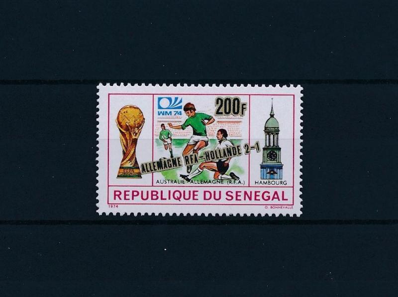 [60811] Senegal 1975 World Cup Soccer Football with overprint MNH