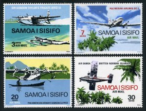 Samoa C3-C6, MNH. Michel 218-221. Airplanes, G.Taylor's Bermuda Flight, 1970.
