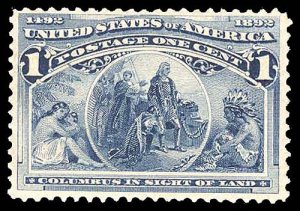 U.S. COLUMBIAN ISSUE 230  Mint (ID # 89911)