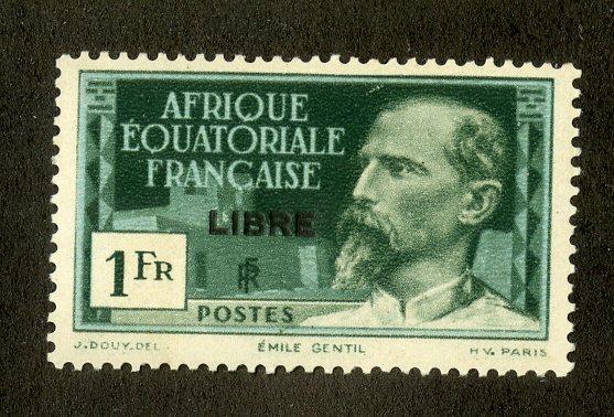 FRENCH EQUATORIAL AFRICA 107 MLH SCV $8.00 BIN $3.50 PERSON