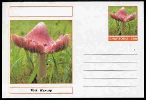 CHARTONIA, Fantasy - Pink Waxcap - Postal Stationery Card...