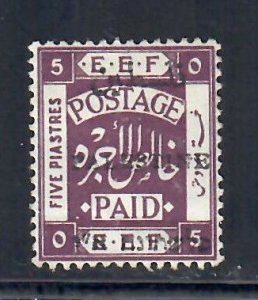 Palestine #22-  Catalogs $27.50 selling at 10% of CV